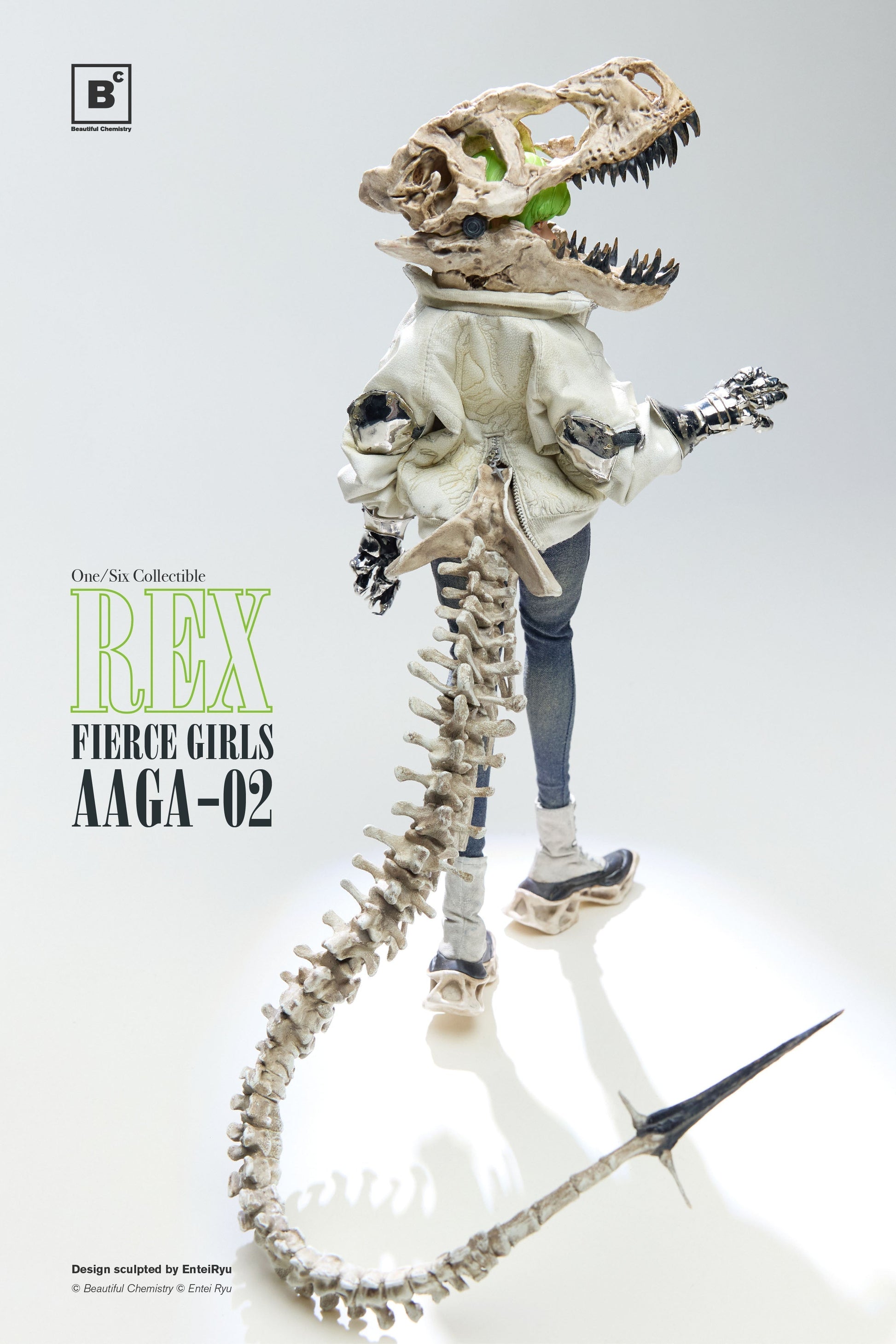 Underverse Beautiful Chemistry BONEGIRL AAGA-02 GUNNER REX 1/6 Action Figure