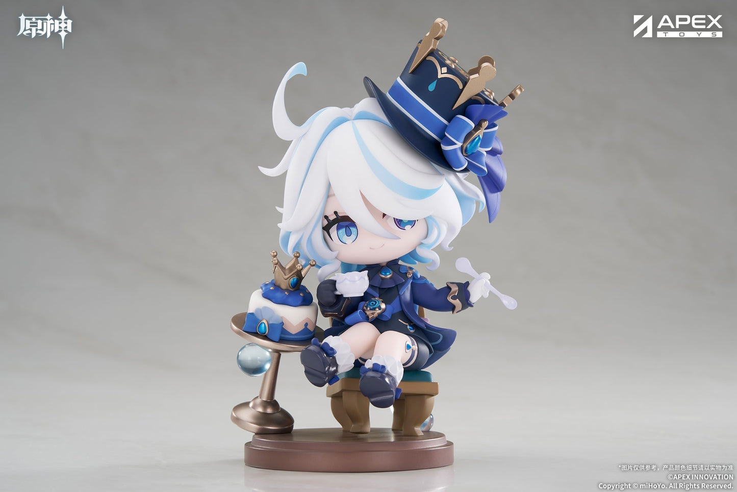 APEX Genshin Impact Furina Amai Gogo no Sanbika Chibi Chara Figure JAPAN