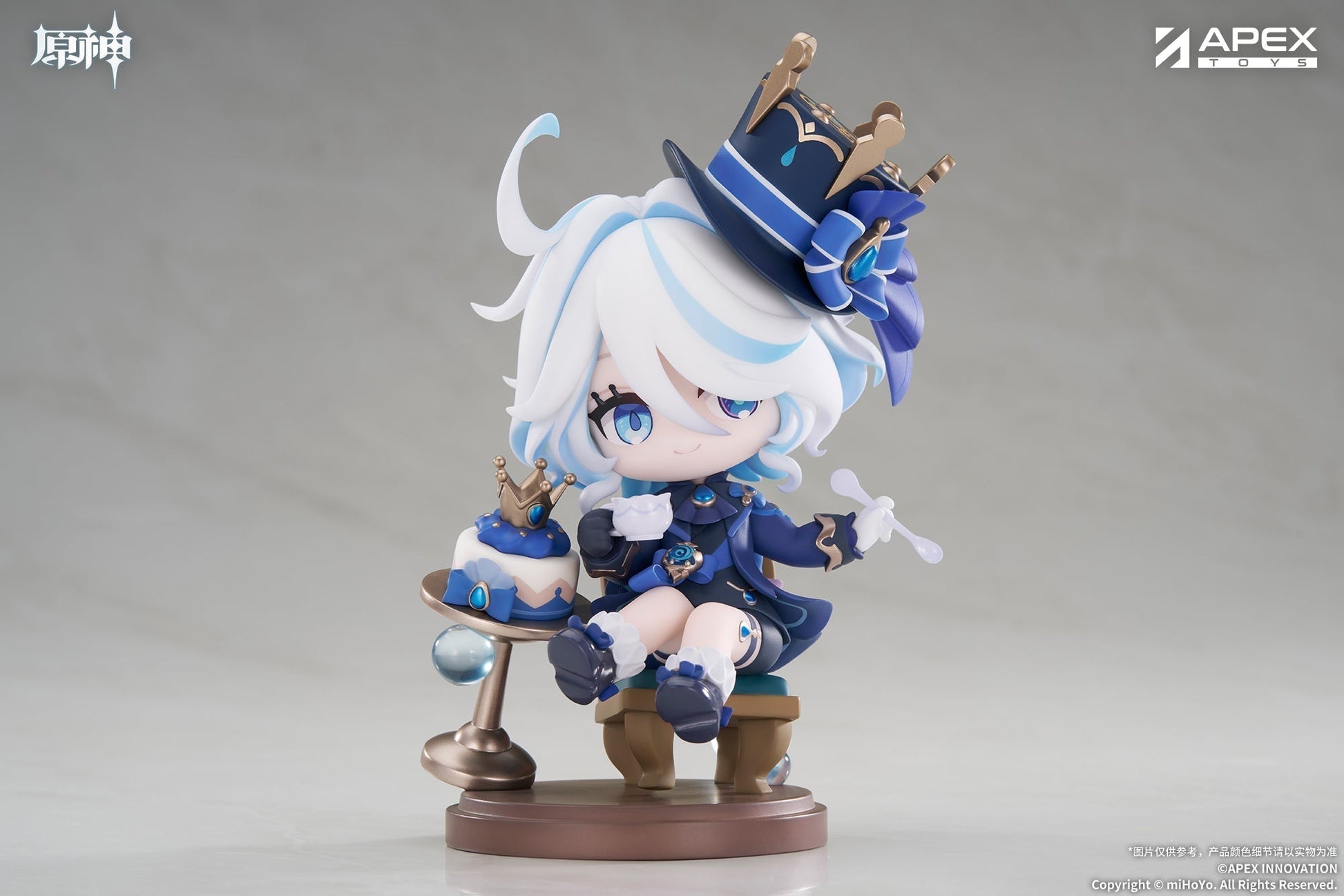 APEX Genshin Impact Furina Amai Gogo no Sanbika Chibi Chara Figure JAPAN