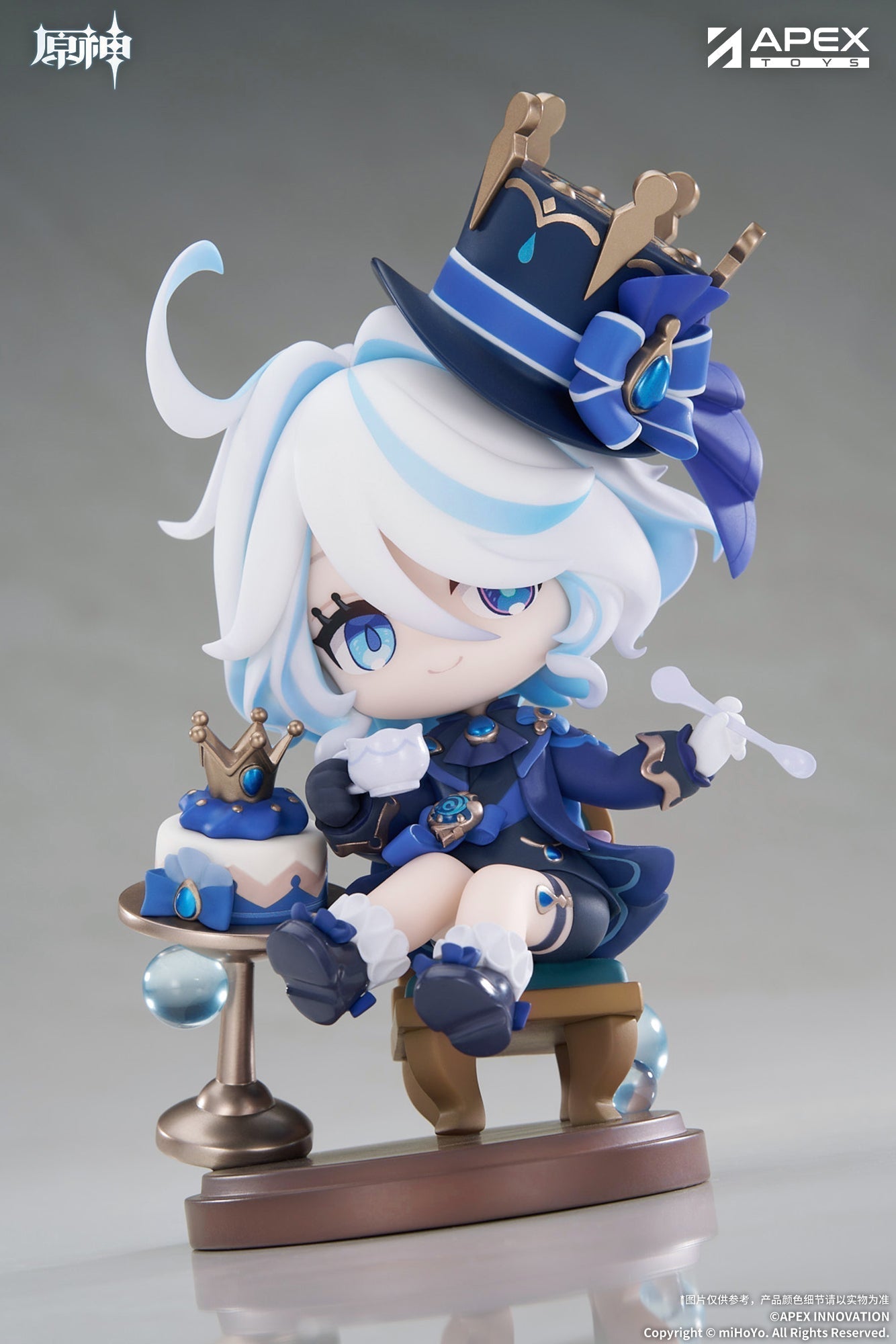 APEX Genshin Impact Furina Amai Gogo no Sanbika Chibi Chara Figure JAPAN