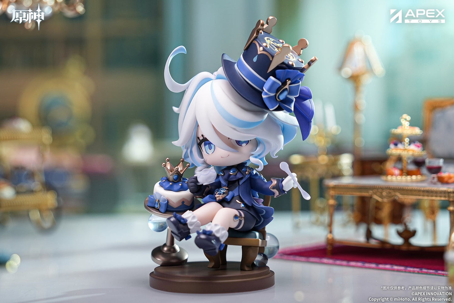 APEX Genshin Impact Furina Amai Gogo no Sanbika Chibi Chara Figure JAPAN