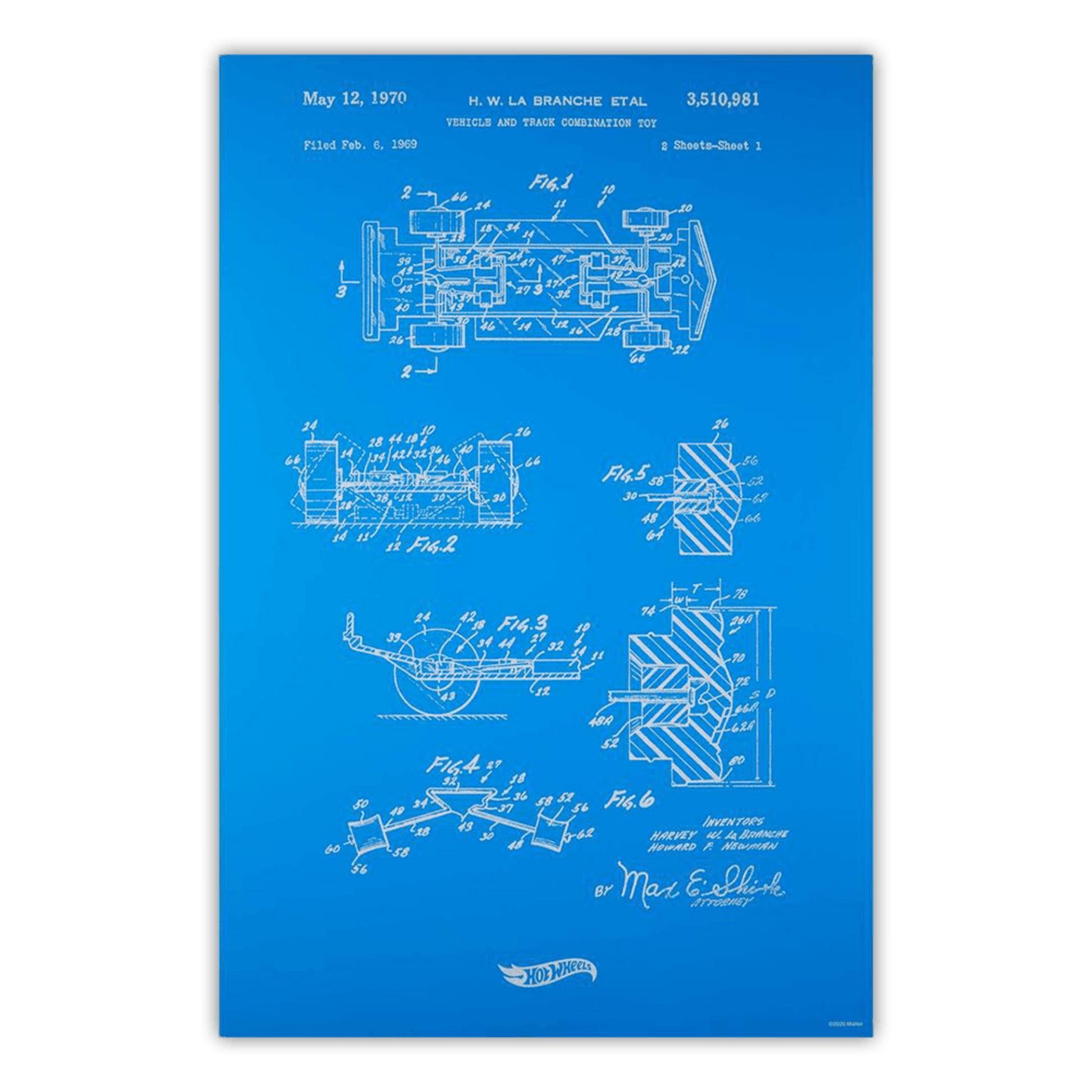 Art of Engineering Hot Wheels Print