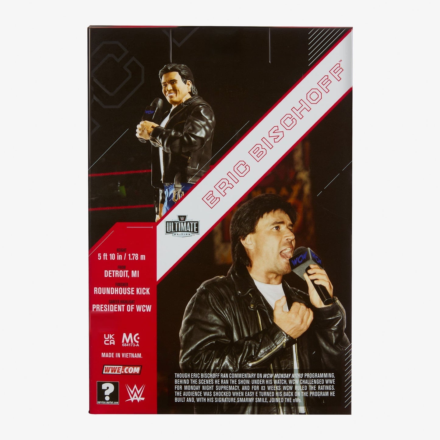 WWE Ultimate Edition WCW Monday Nitro Ring w/ Eric Bischoff
