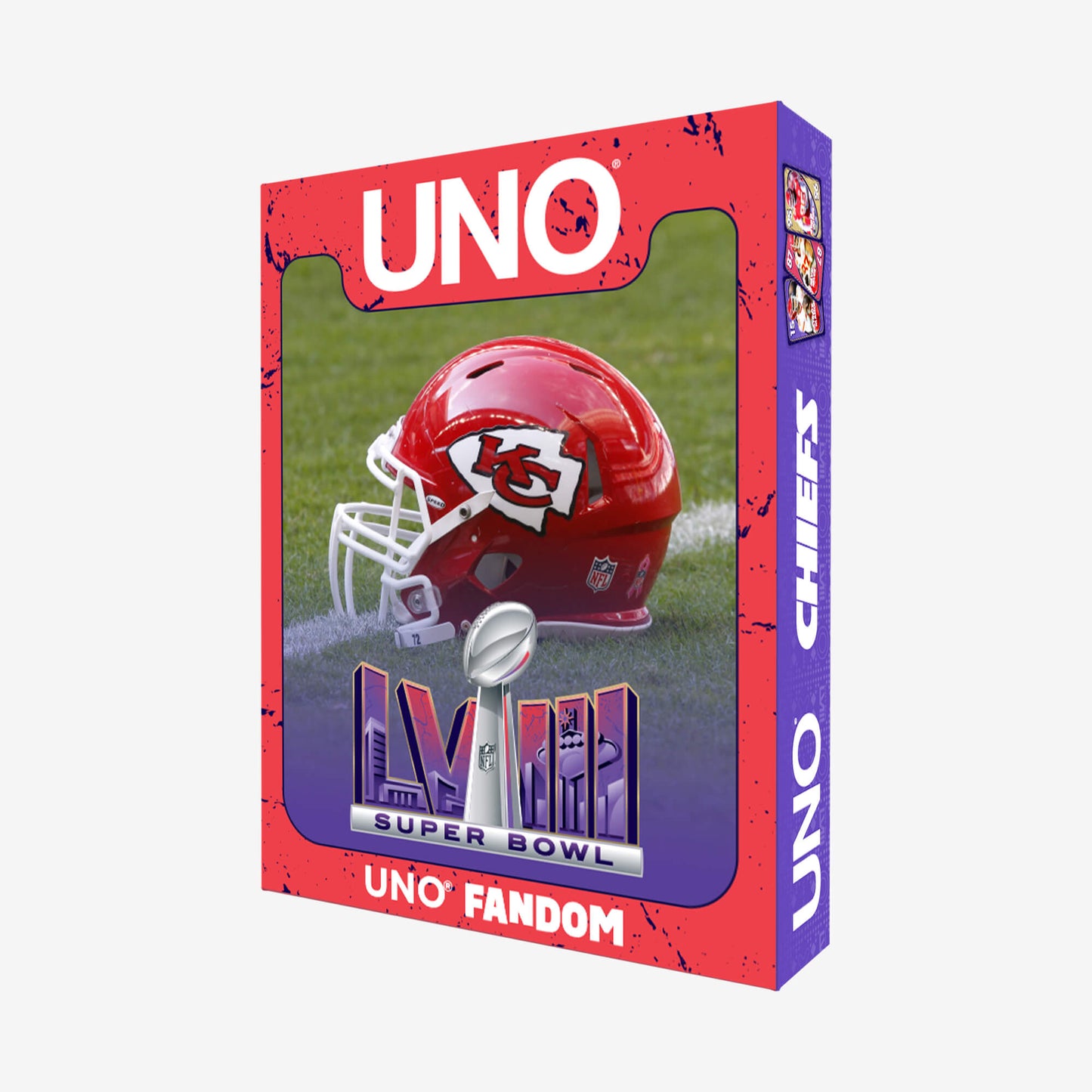 UNO LVIII Super Bowl Card Game Kansas City Chiefs
