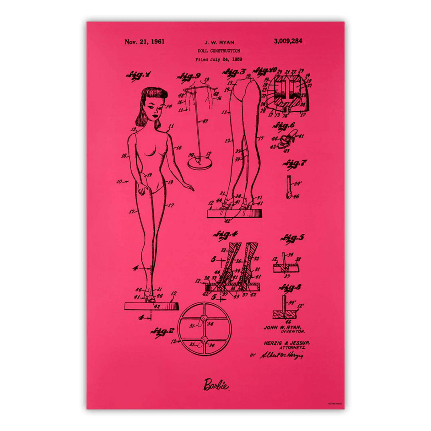 Art of Engineering Barbie Print