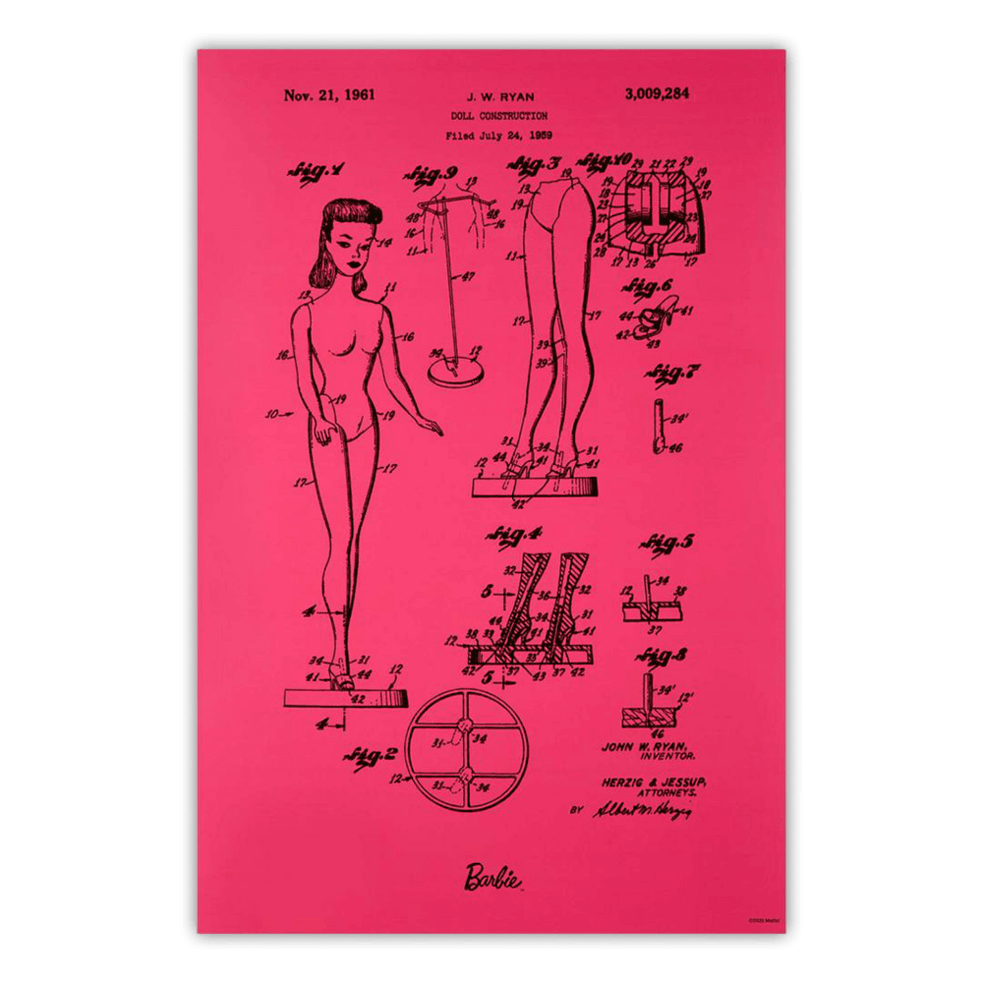 Art of Engineering Barbie Print