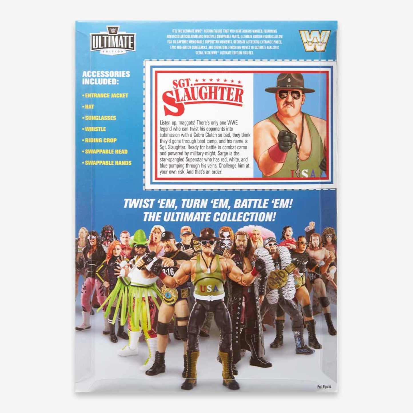 WWE Ultimate Edition Sgt. Slaughter action figure