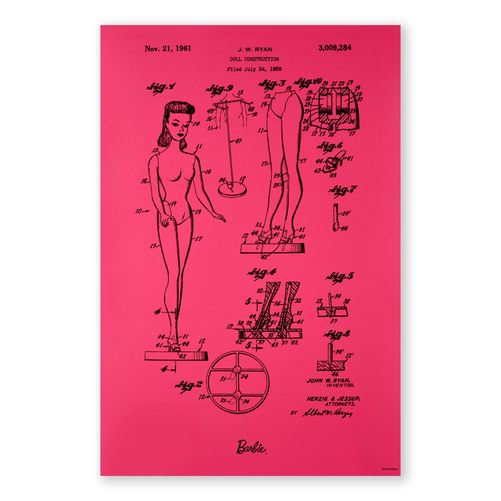 Art of Engineering Barbie Print