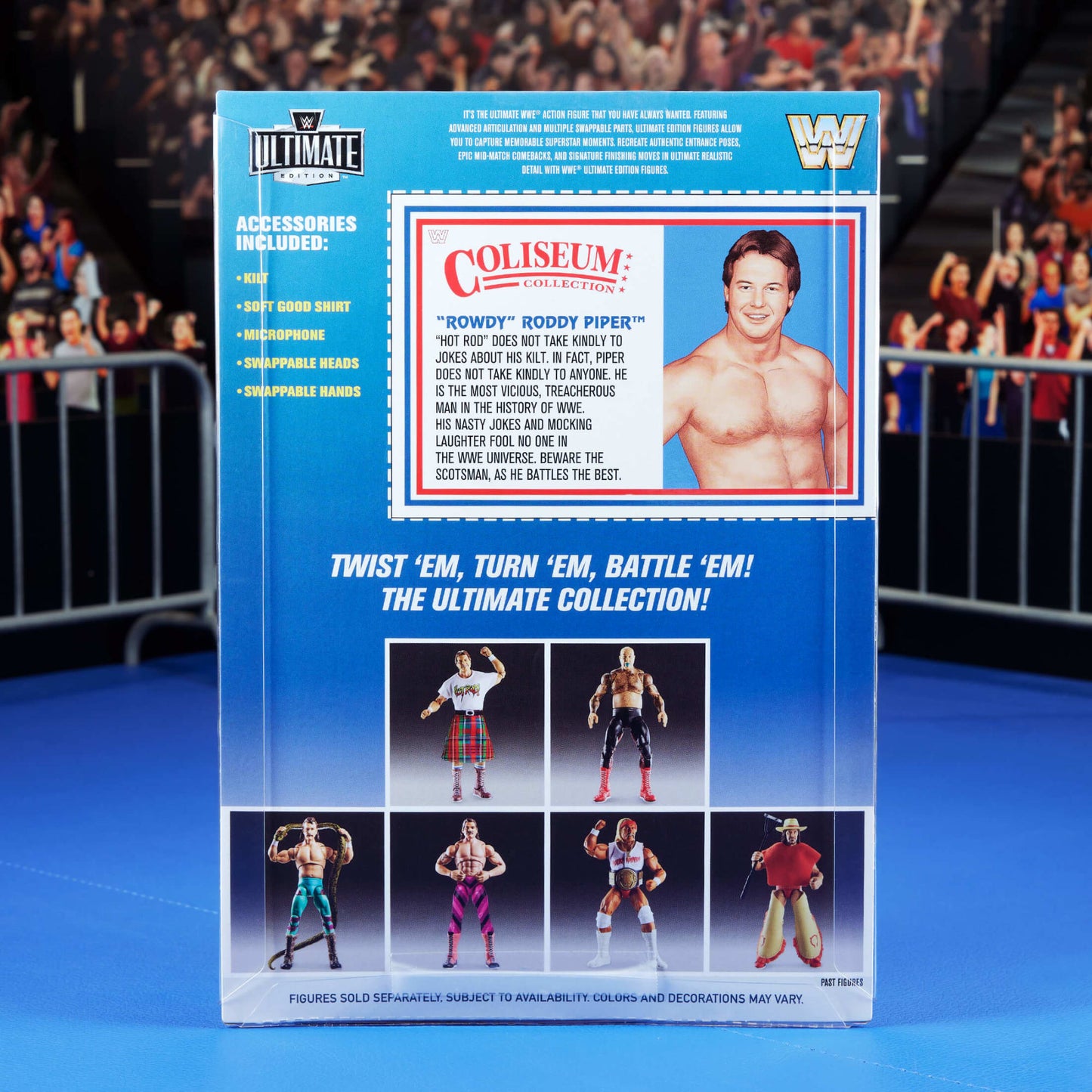 WWE Ultimate Edition Coliseum Collection "Rowdy" Roddy Piper & George "The Animal" Steele 2-Pack