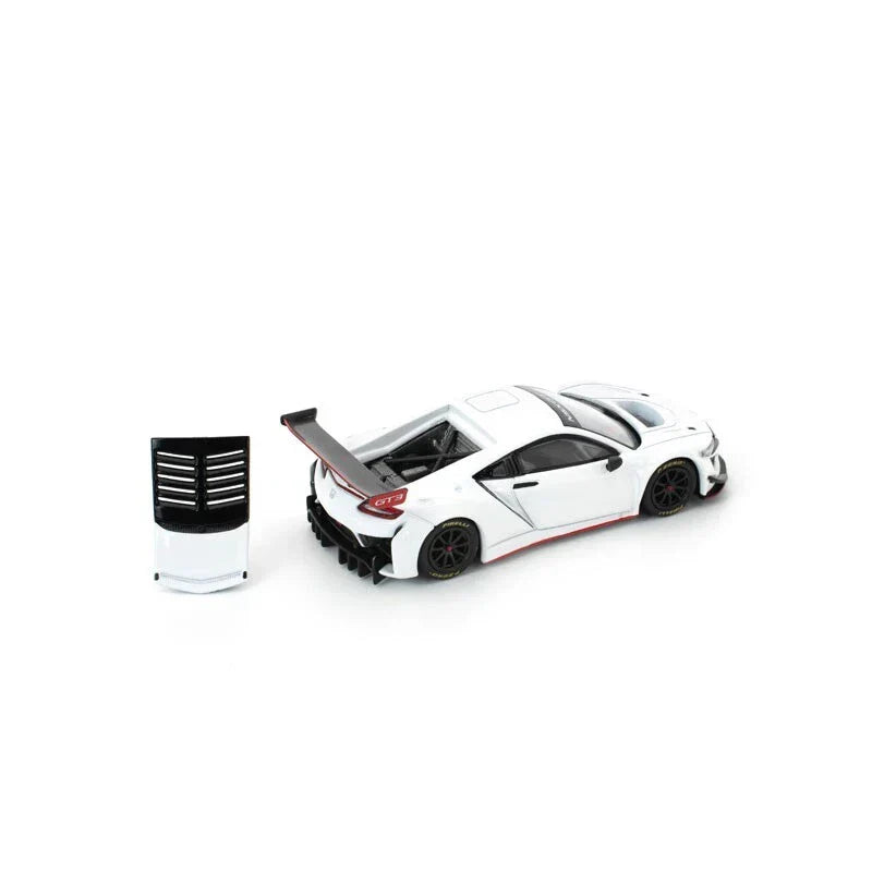 Honda NSX GT3 EVO22 White 1/64 Miniature Car JAPAN OFFICIAL