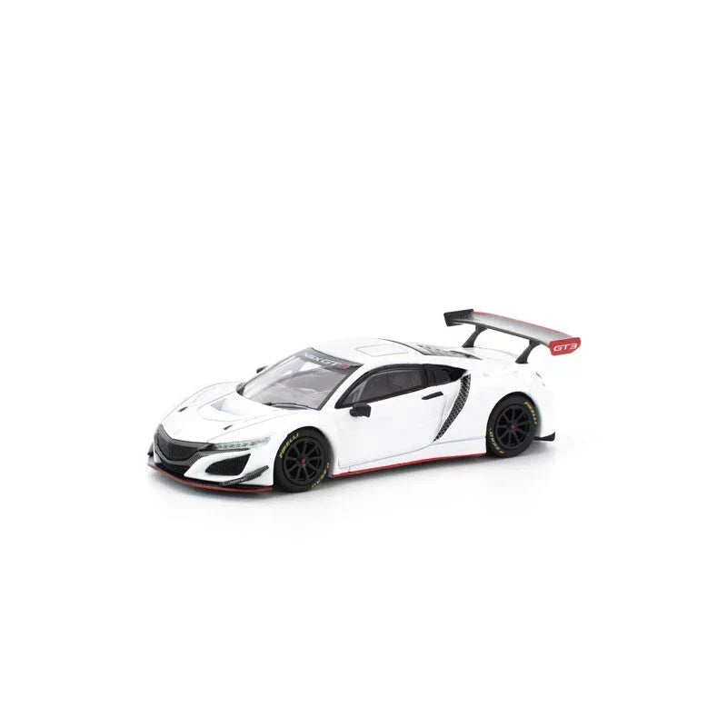 Honda NSX GT3 EVO22 White 1/64 Miniature Car JAPAN OFFICIAL