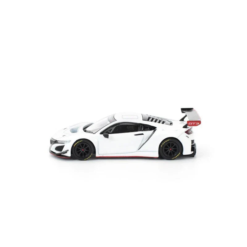 Honda NSX GT3 EVO22 White 1/64 Miniature Car JAPAN OFFICIAL