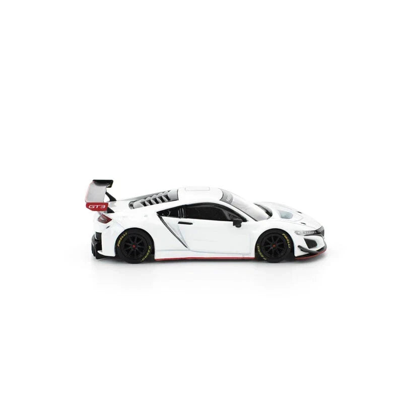 Honda NSX GT3 EVO22 White 1/64 Miniature Car JAPAN OFFICIAL
