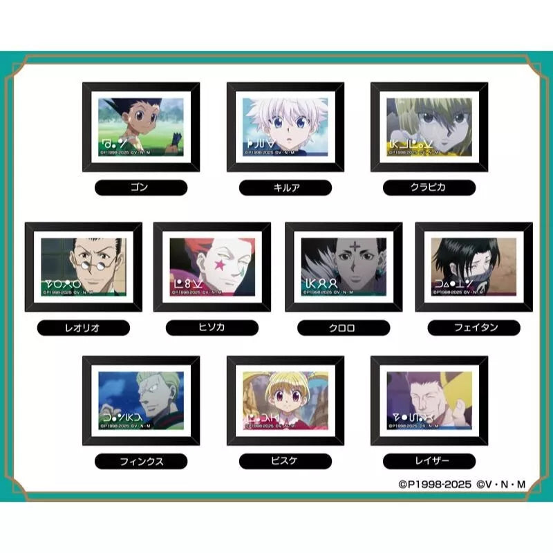 BANDAI Art Frame Collection Hunter x Hunter Vol.2 Complete set JAPAN OFFICIAL