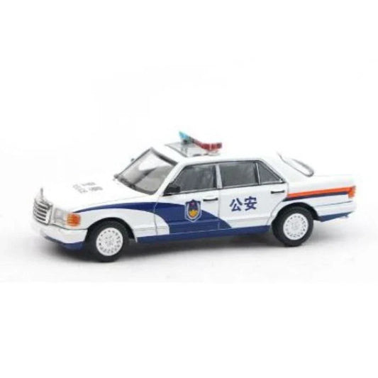 2nd Gen Mercedes-Benz S-Class Chinese Public Police Car 1/64 Miniature Car JAPAN