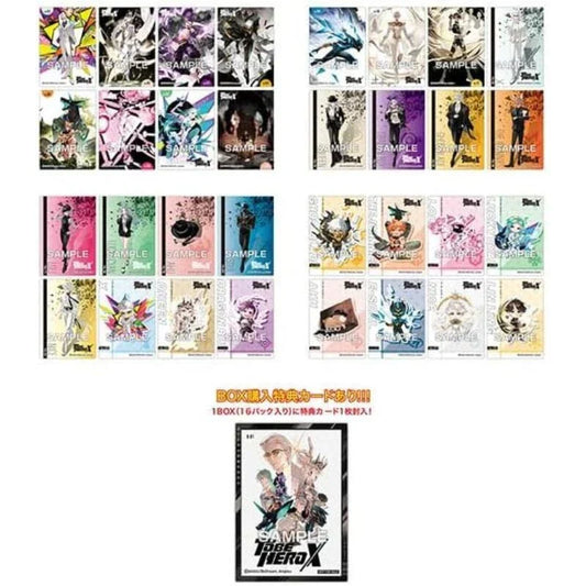 To Be Hero X Clear Card Collection Gum All 16 Pack set Candy Toy TCG JAPAN