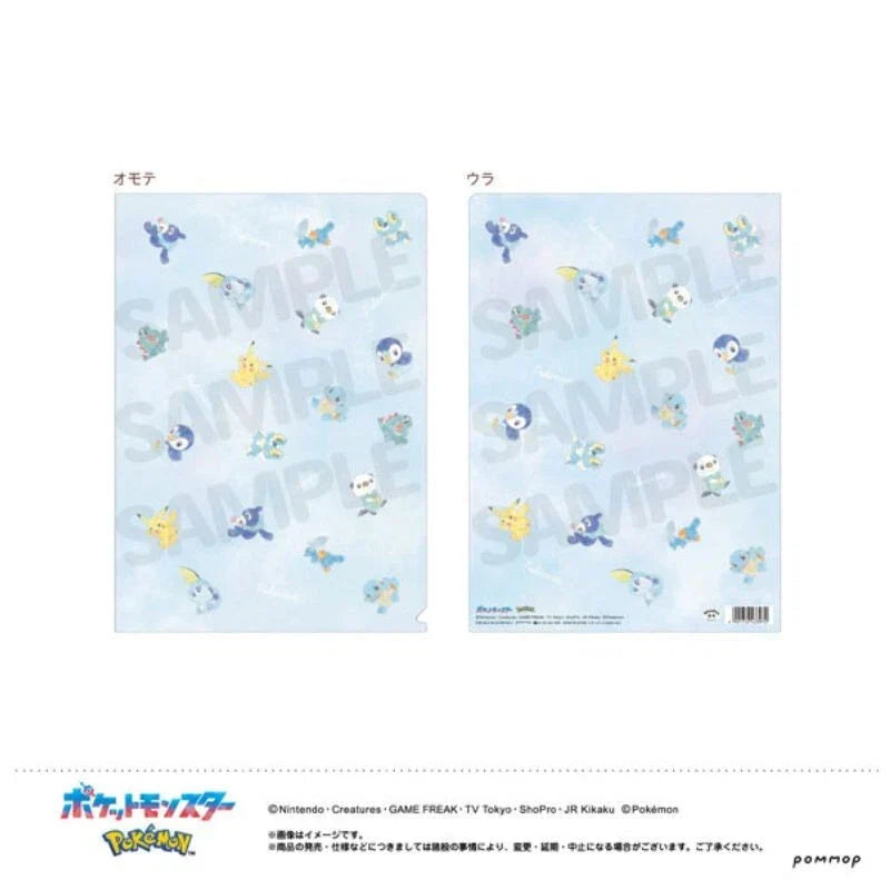Pokemon Clear File C Pikachu & Water JAPAN OFFICIAL