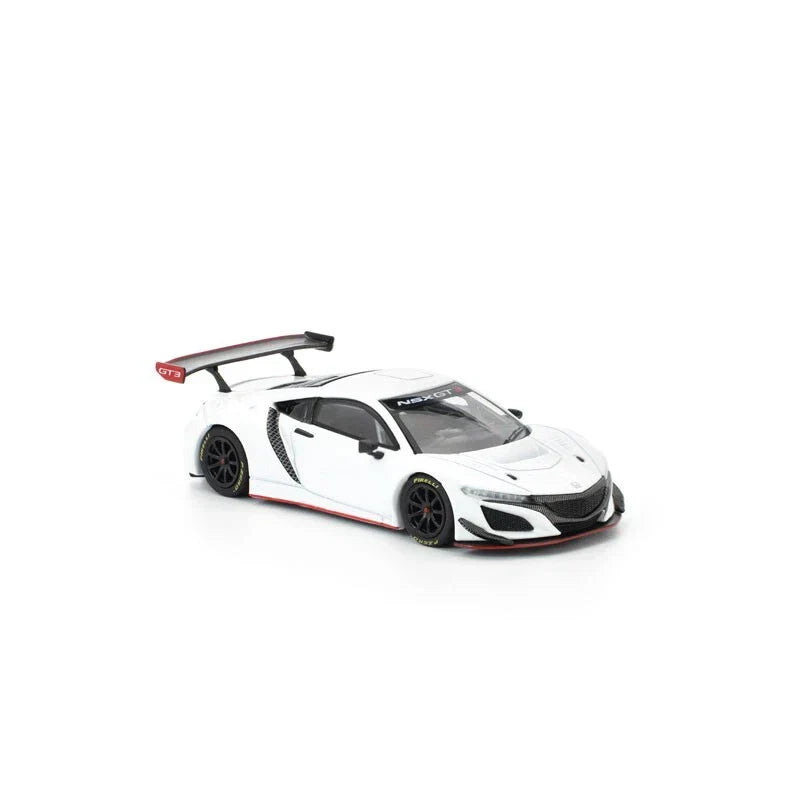 Honda NSX GT3 EVO22 White 1/64 Miniature Car JAPAN OFFICIAL