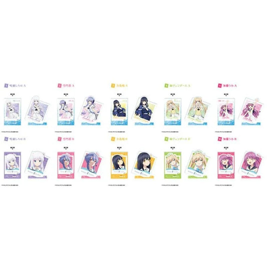 Summer Pockets Photo Style Acrylic Stand 10Pack BOX Candy Toy JAPAN OFFICIAL
