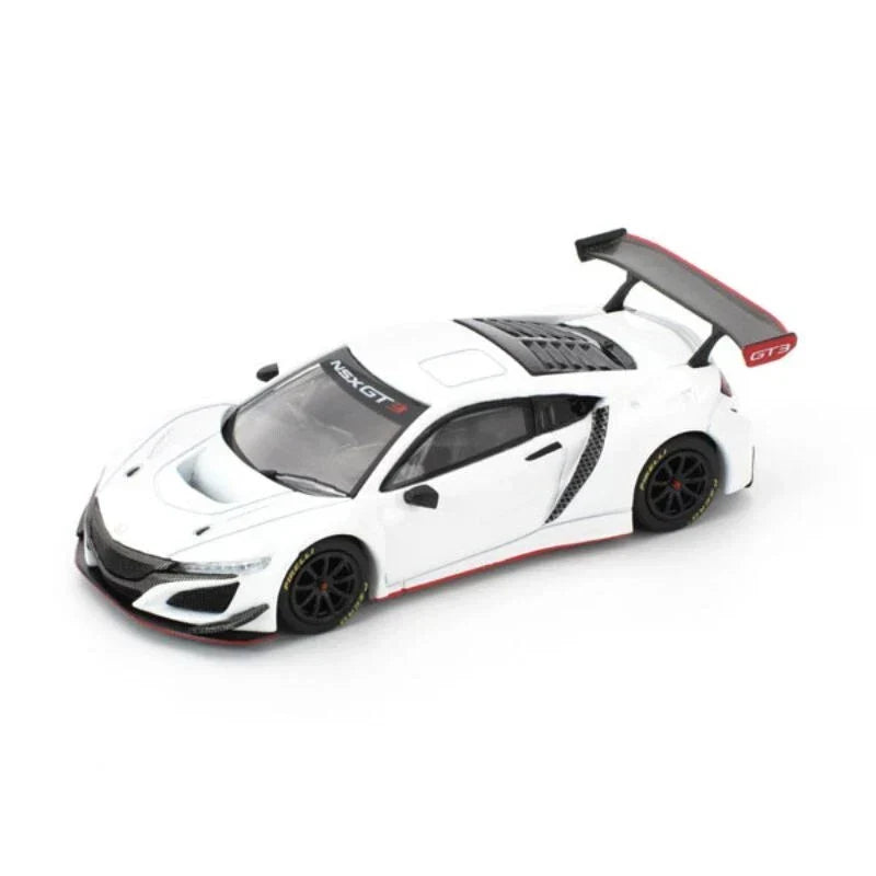 Honda NSX GT3 EVO22 White 1/64 Miniature Car JAPAN OFFICIAL