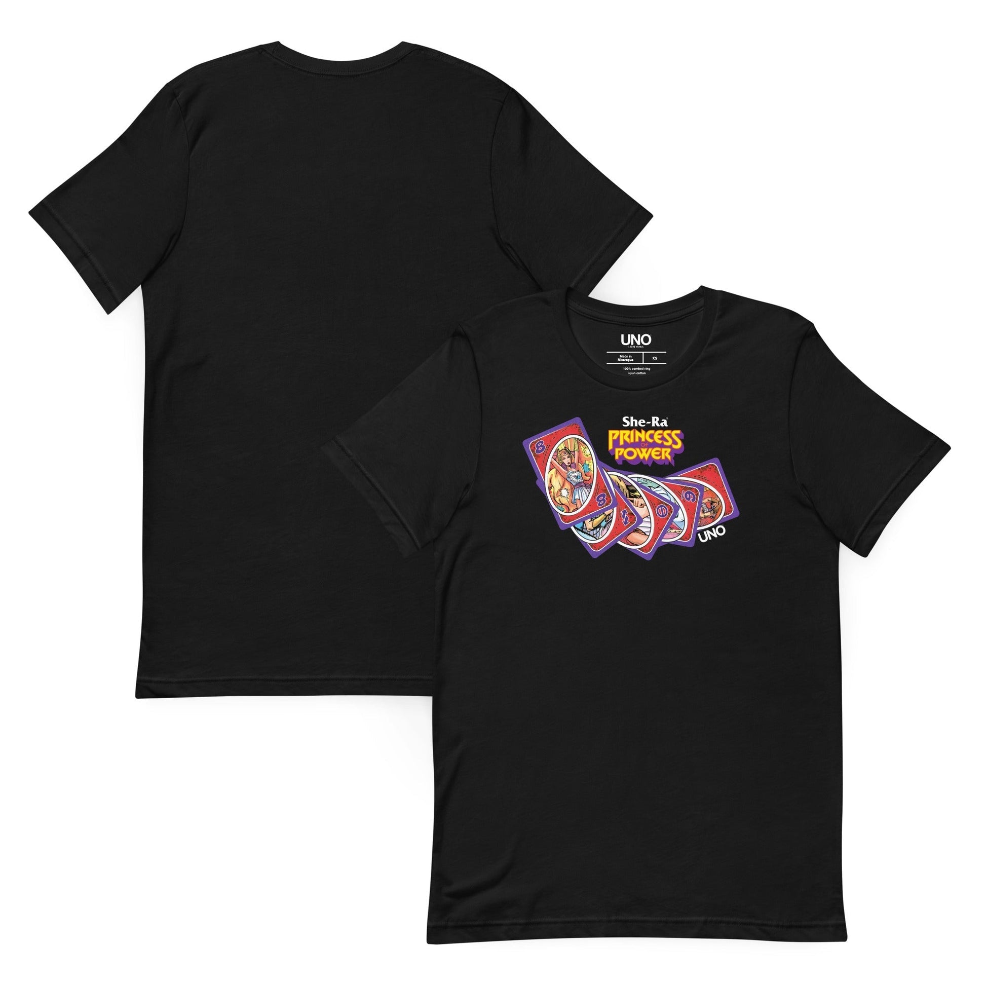 UNO Masters of the Revolution She-Ra Princess Power Black T-Shirt
