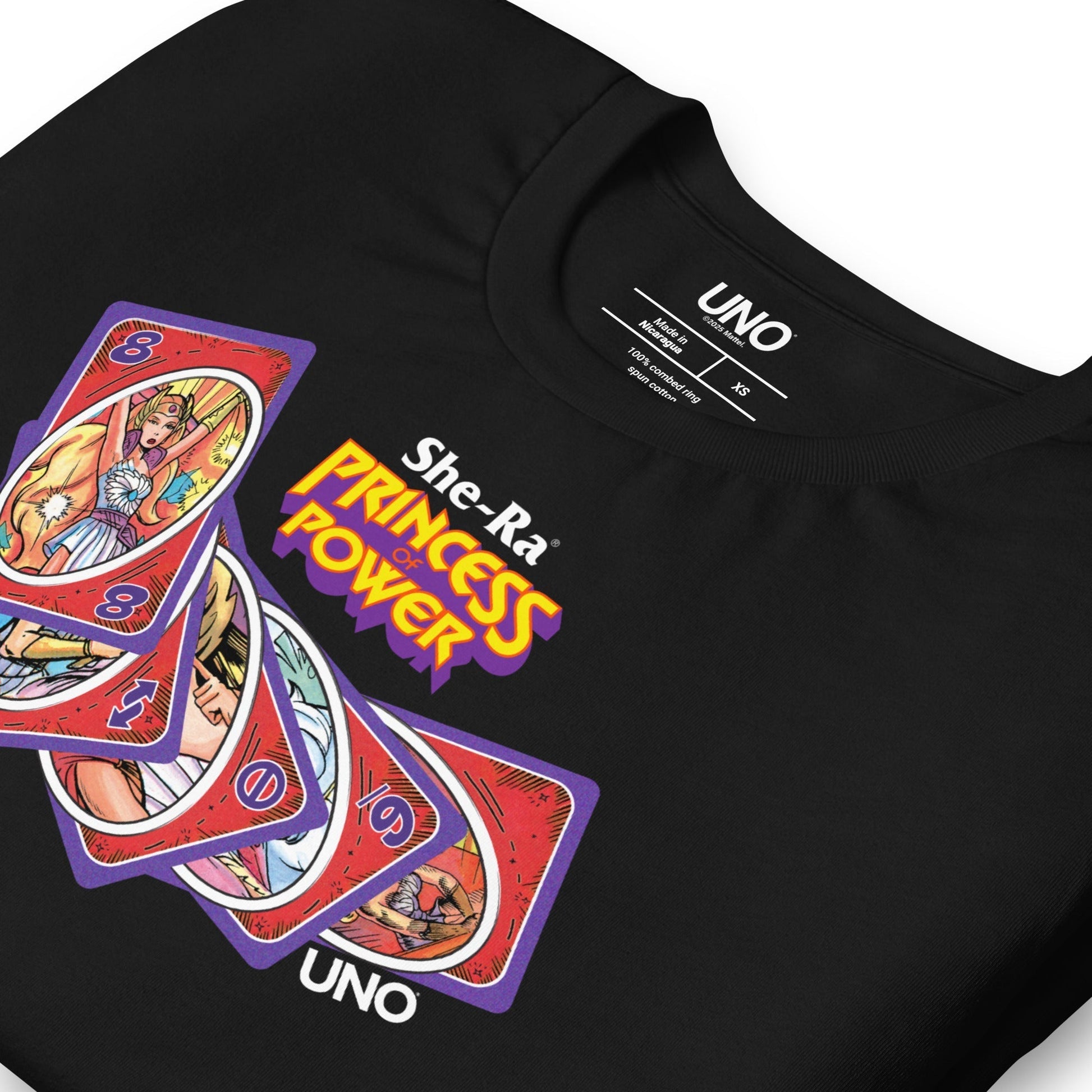 UNO Masters of the Revolution She-Ra Princess Power Black T-Shirt