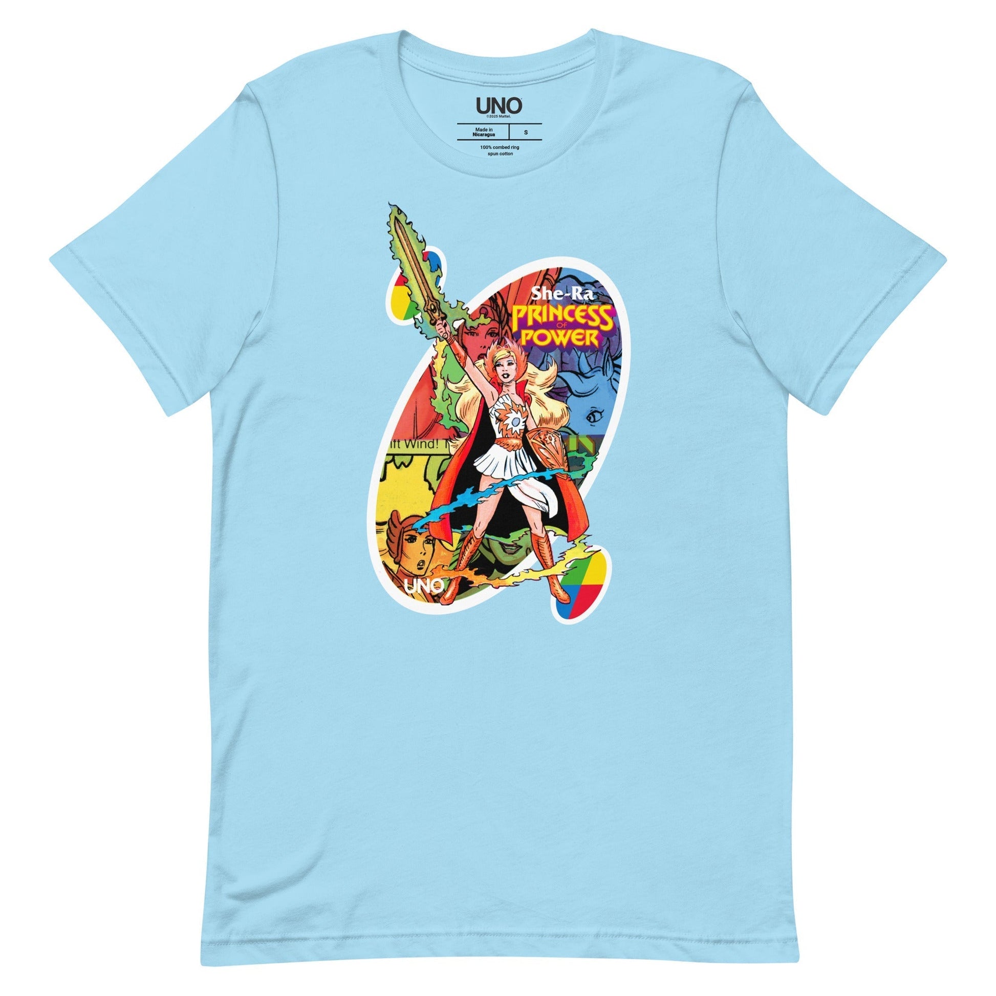 UNO Masters of the Revolution She-Ra Princess Power Blue T-Shirt
