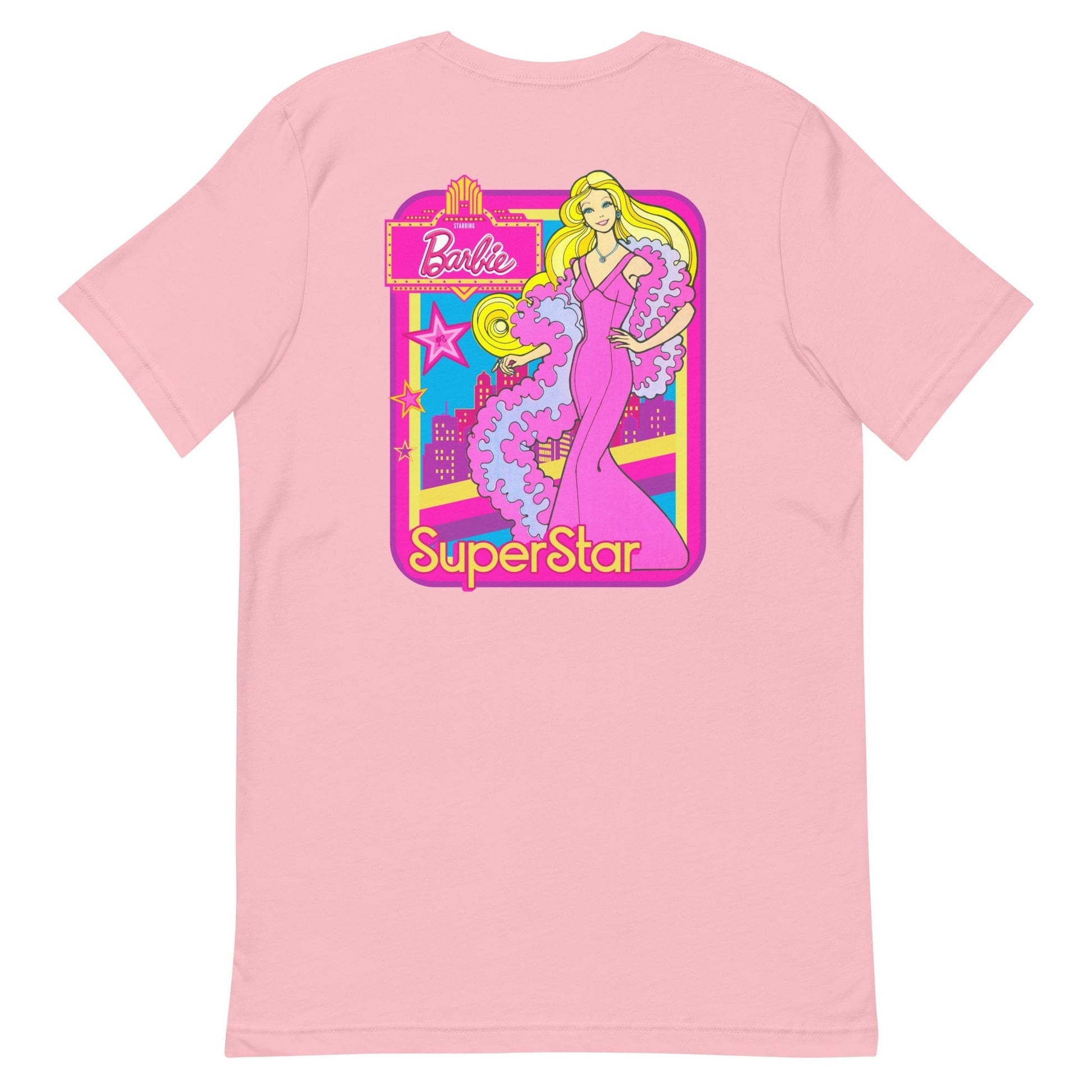 Barbie 1970's Superstar Logo Pink T-Shirt