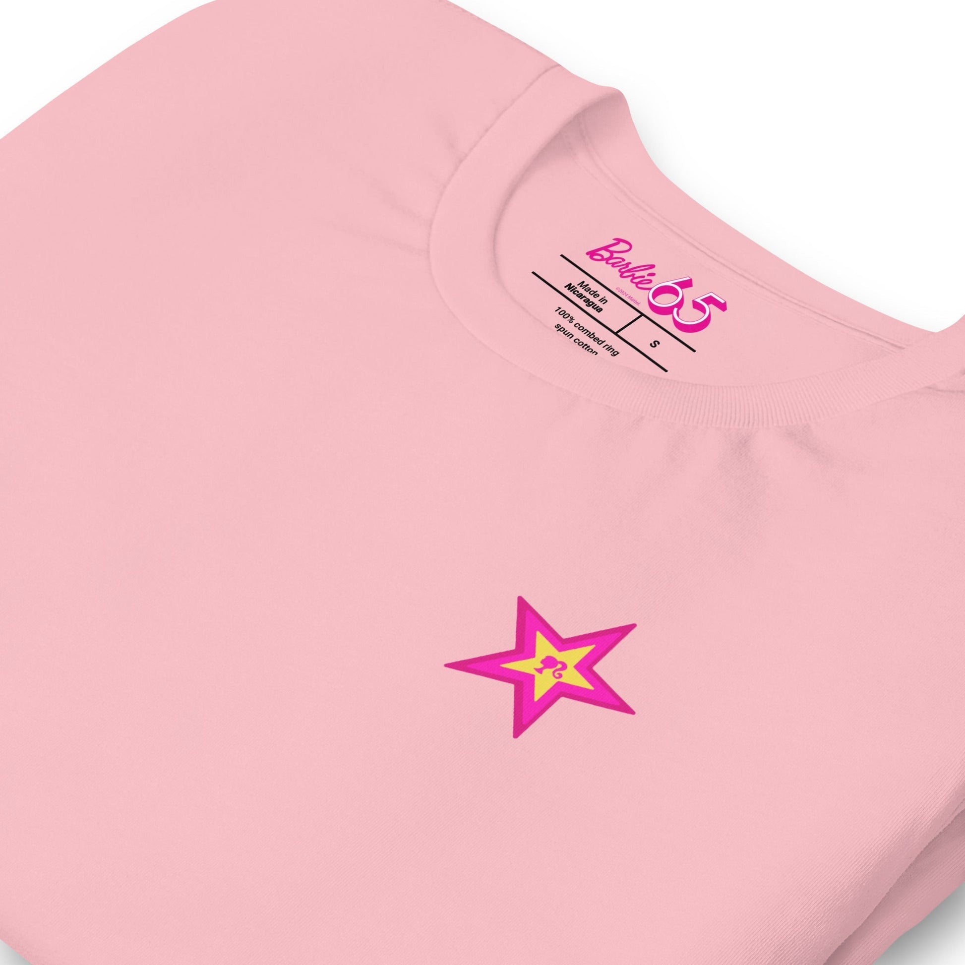 Barbie 1970's Superstar Logo Pink T-Shirt