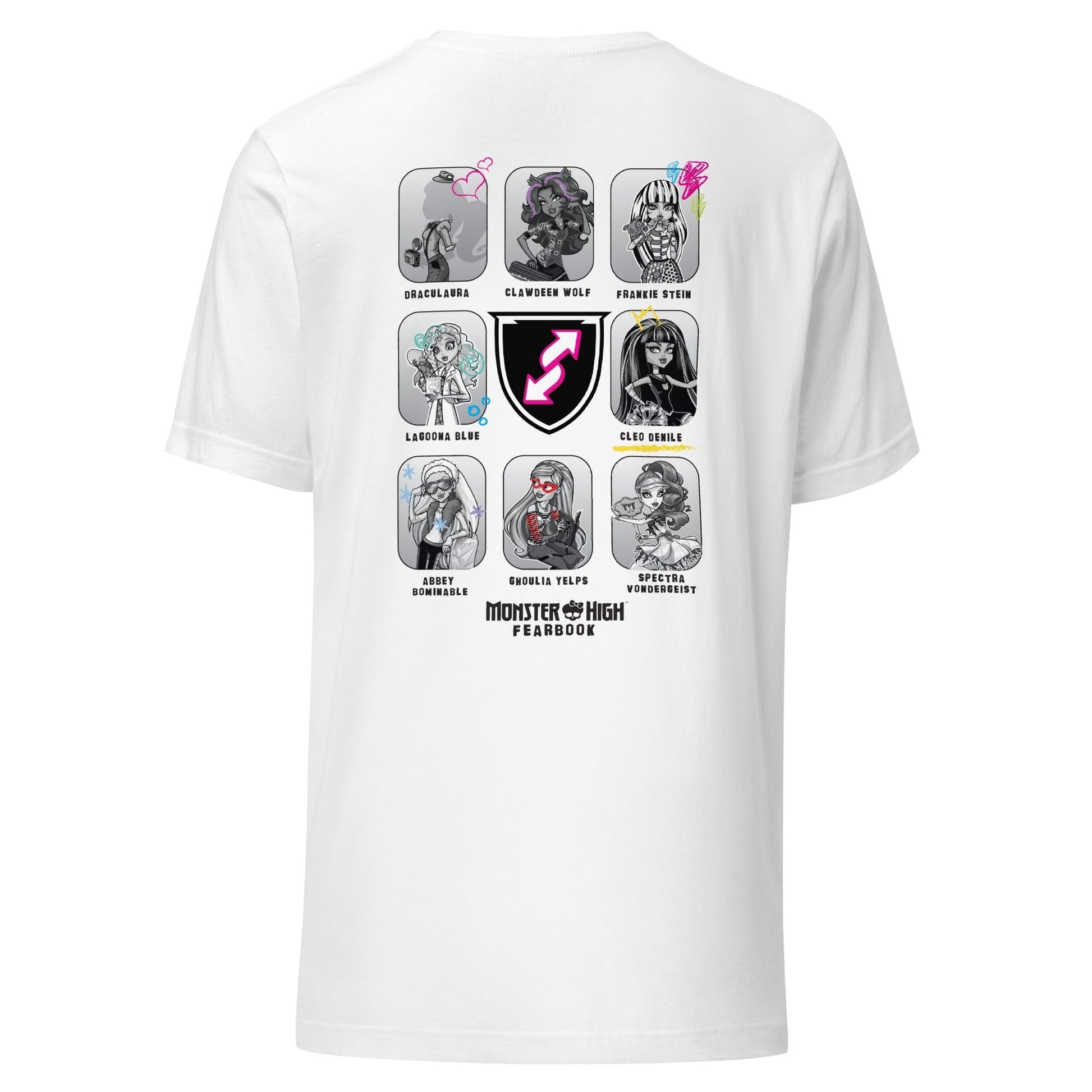 UNO Monster High Fearbook White T-Shirt