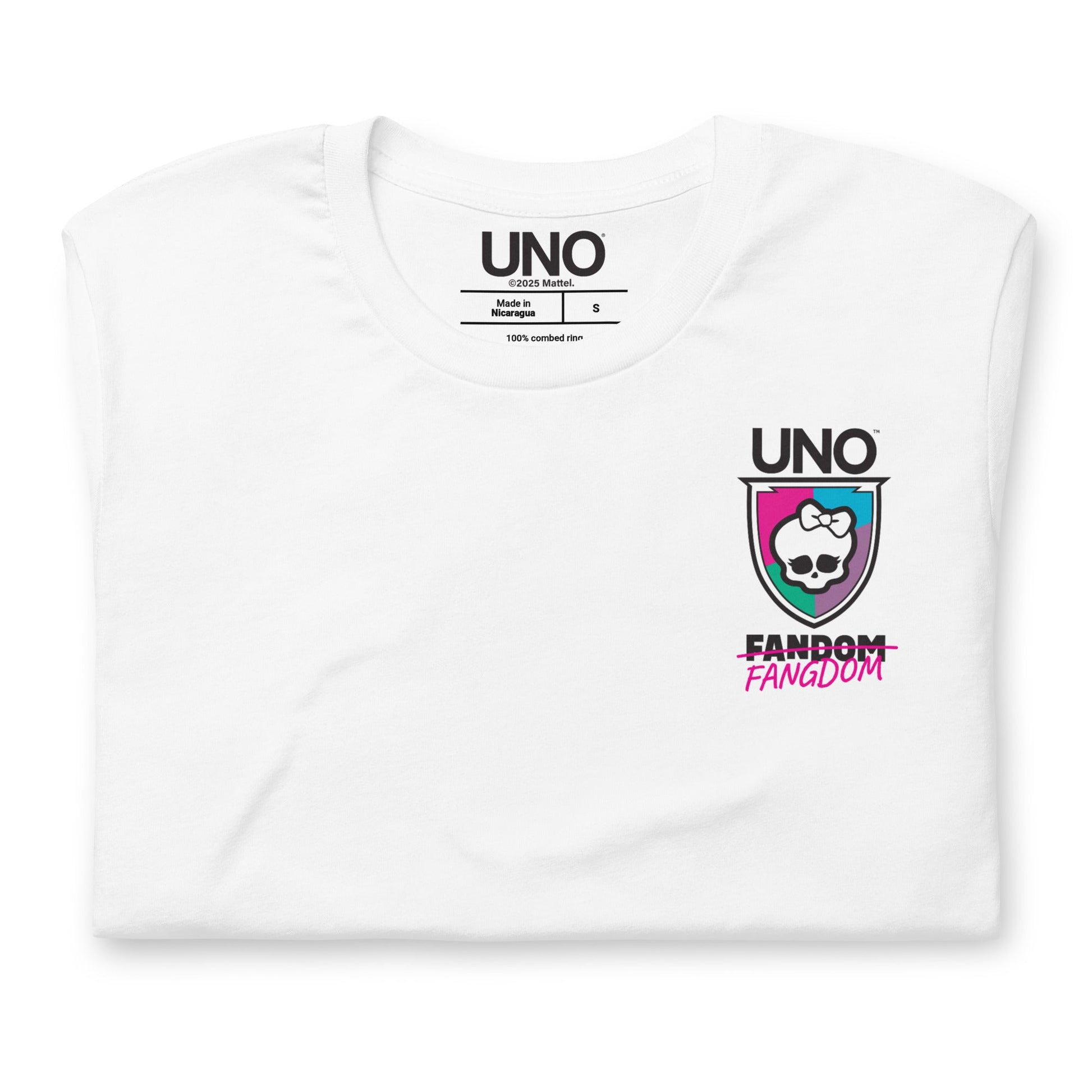 UNO Monster High Fearbook White T-Shirt