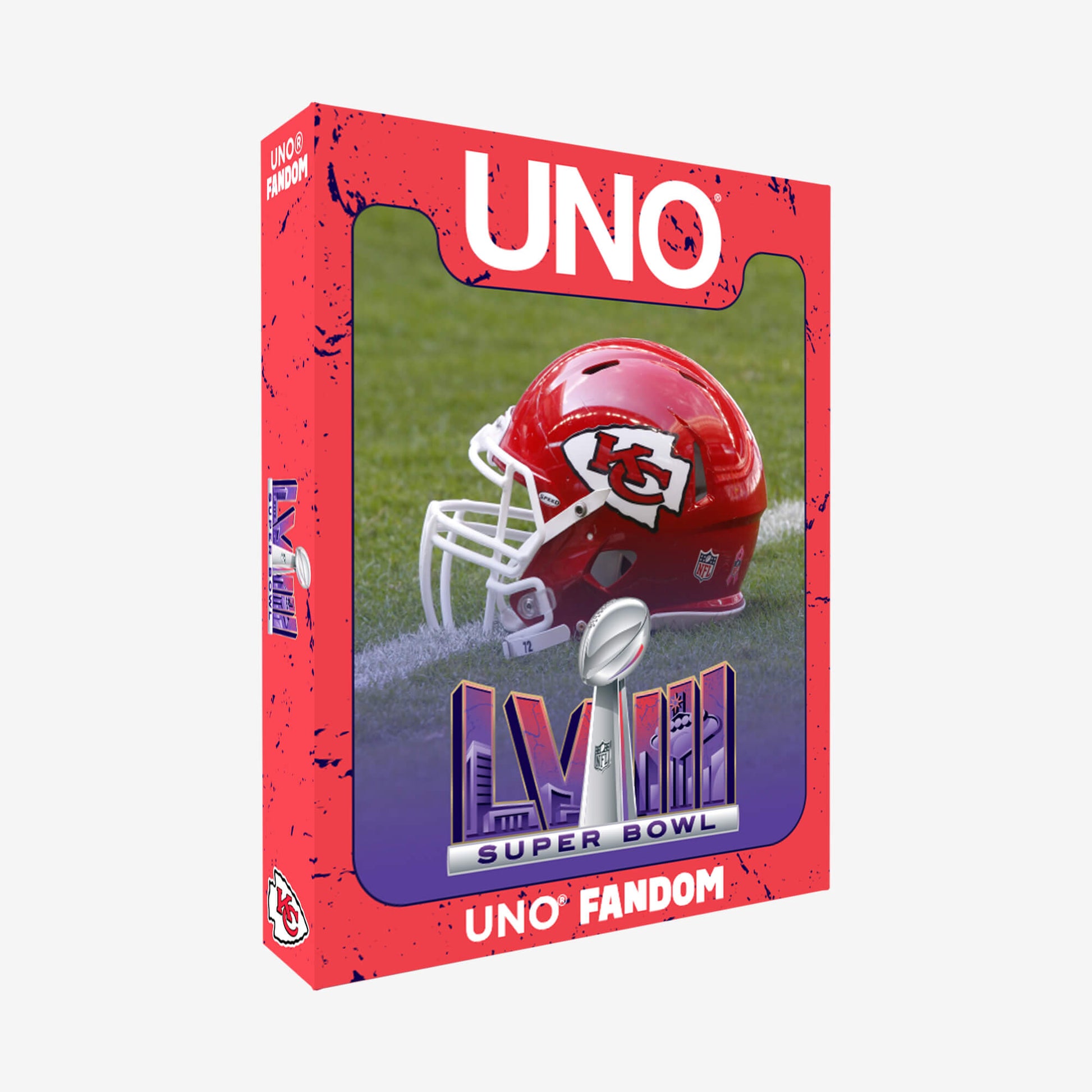 UNO LVIII Super Bowl Card Game Kansas City Chiefs